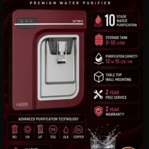 Home LX TW20 Cherry Red PREMIUM WATER PURIFIER